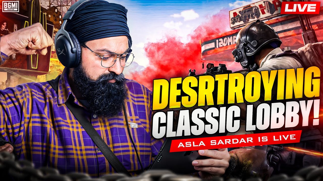 CONQUEROR DA SHER🔥 | AslaSardar | #bgmi #bgmilive #bgmiindia #live