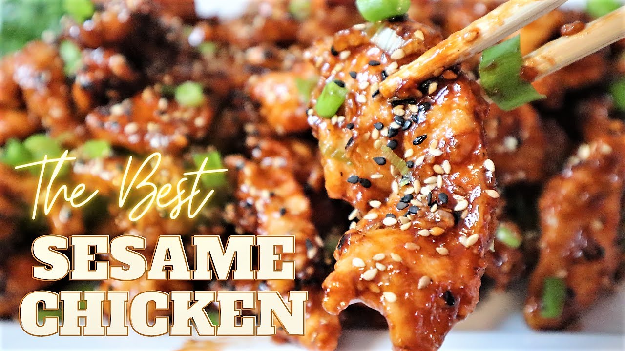 CRISPY SESAME CHICKEN RECIPE l HOW TO COOK SESAME CHICKEN