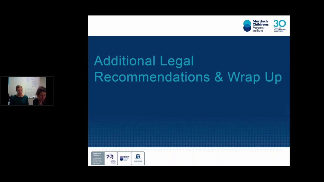 Legal and Ethics - Health & Medical data - Full recording