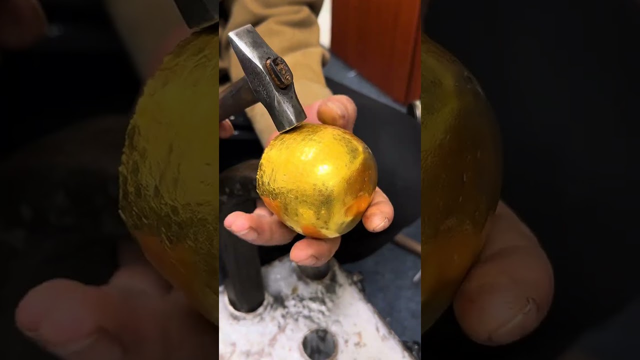 100g of Gold = A Charming Gold Pot! Discover the Craftsmanship