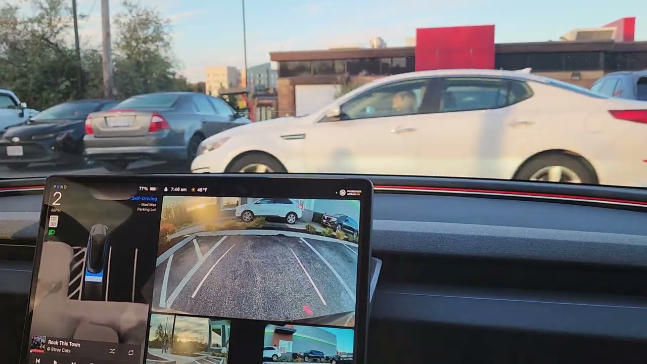 FSD 14.1.3 has gone wide.  Testing out new parking ability.