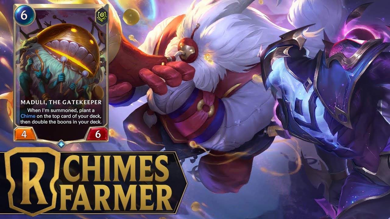 Chimes Farmer - Bard & Zed Maduli Deck - Legends of Runeterra Worldwalker Early Access Gameplay
