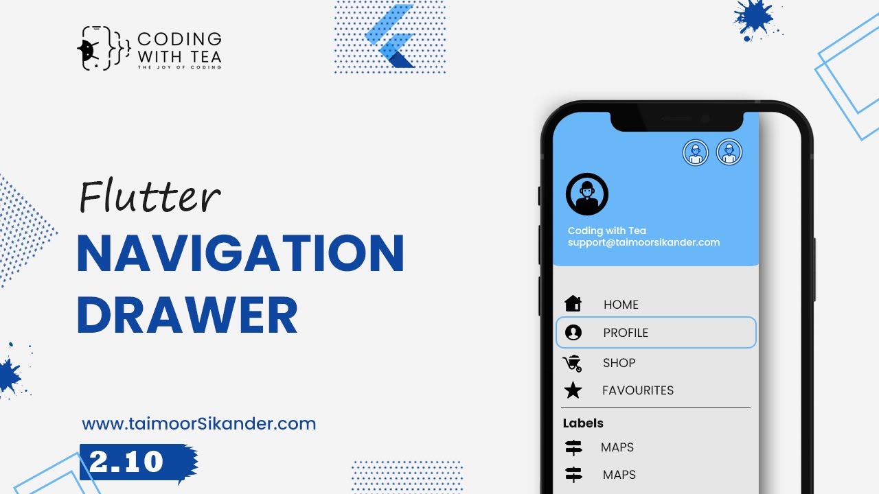2.10 — Создание панели навигации во Flutter — Основы Flutter — 2025