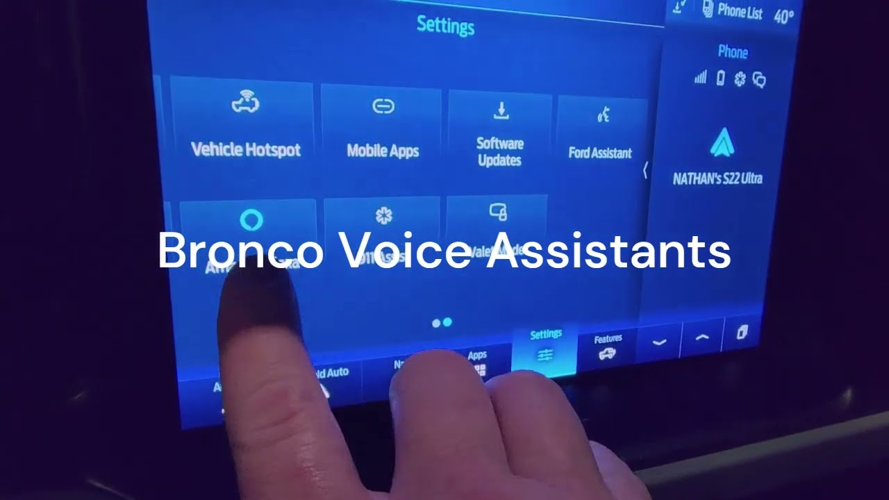 2021 Bronco Alexa Built - In