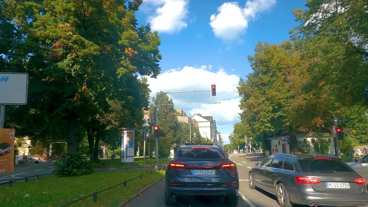 Munich Driving Tour September 2021 4K Video Tour