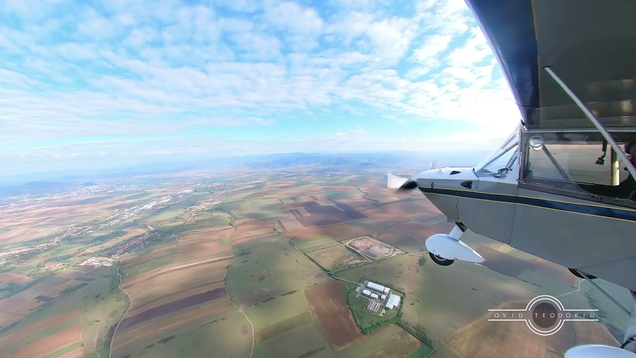 Zborul cu Skyranger ul de la Caransebes la Deva