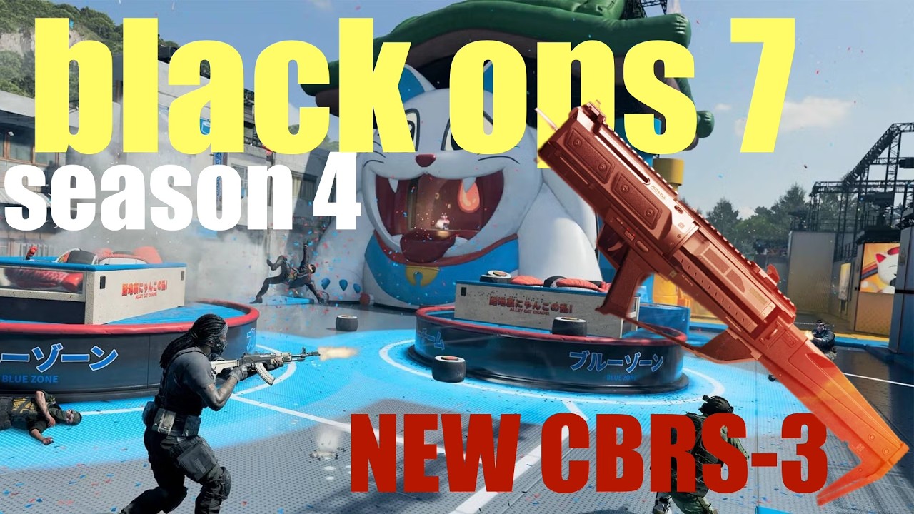 Новый 4 сезон Black Ops 7: пистолет-пулемет CBRS-3