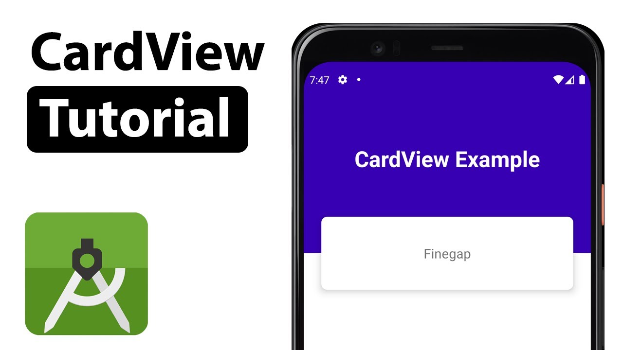 How To Make Cards In Android Studio | CardView Tutorial in Android Studio