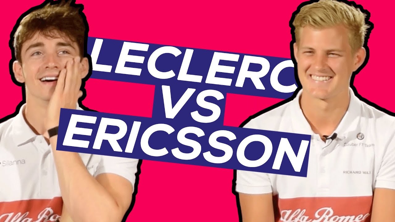 Leclerc contra Ericsson, test rápido a los pilotos de Alfa Romeo Sauber