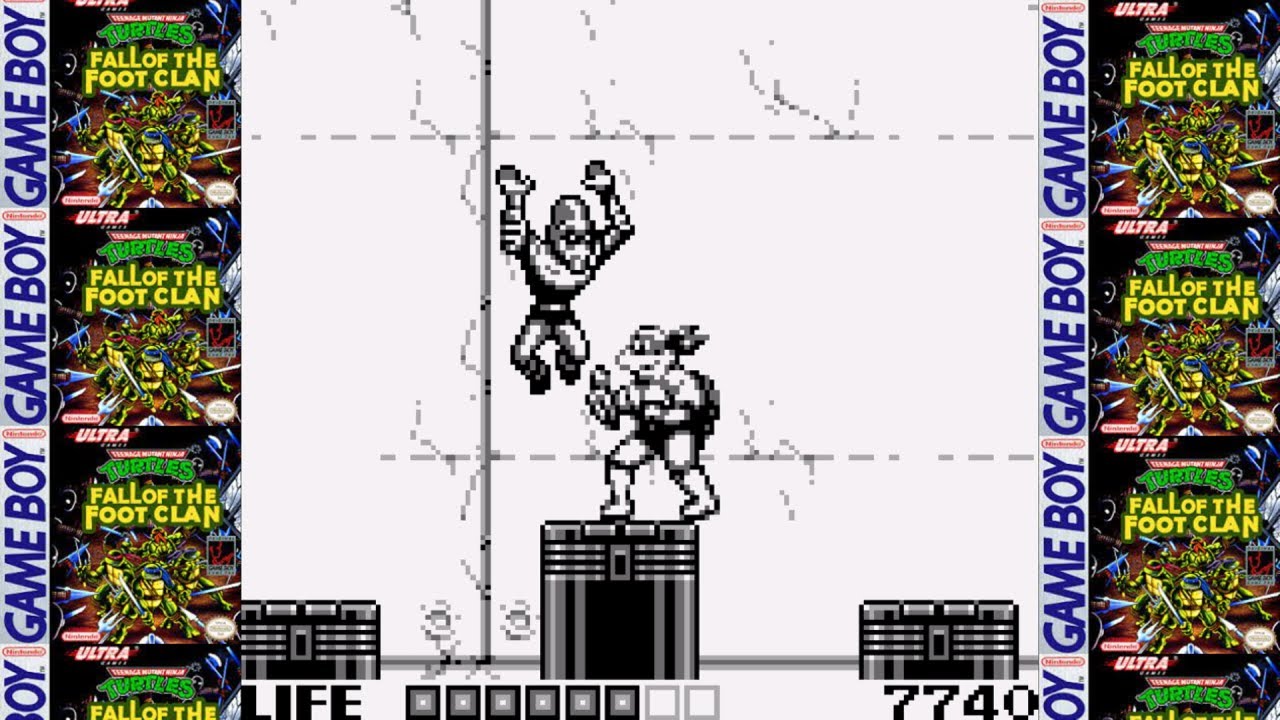 TMNT «Падение клана Фут» (Game Boy) ВСЕ СЕКРЕТЫ
