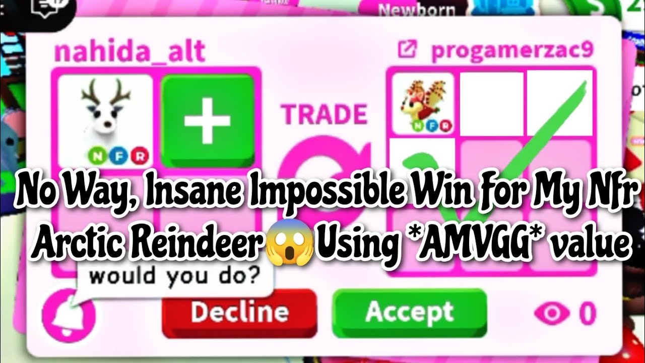 Ни за что😱🔥 Я обменял своего NFR ARCTIC REEINDER на ОГРОМНУЮ ПОБЕДУ, используя *AMVGG* Value 😛