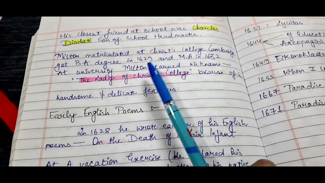 John Milton and his works with detail description | Age of Milton (1649 - 1660 ) #johnmilton