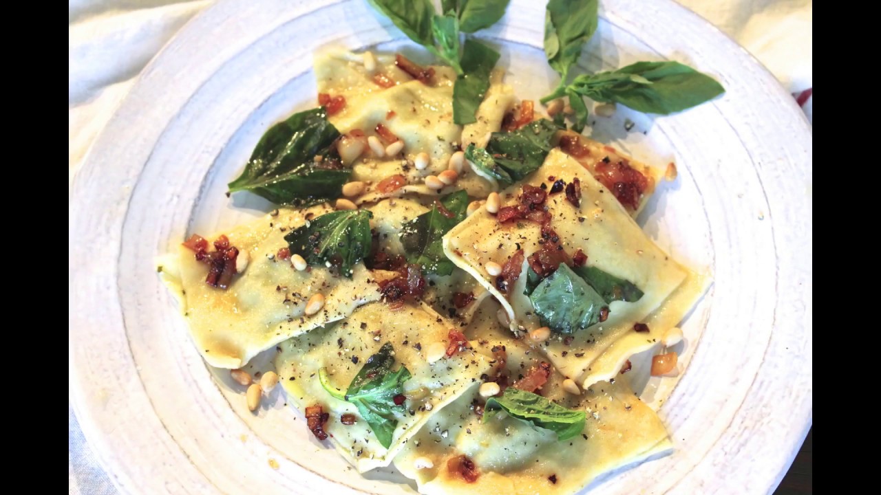 Artichoke Heart Pesto Ravioli