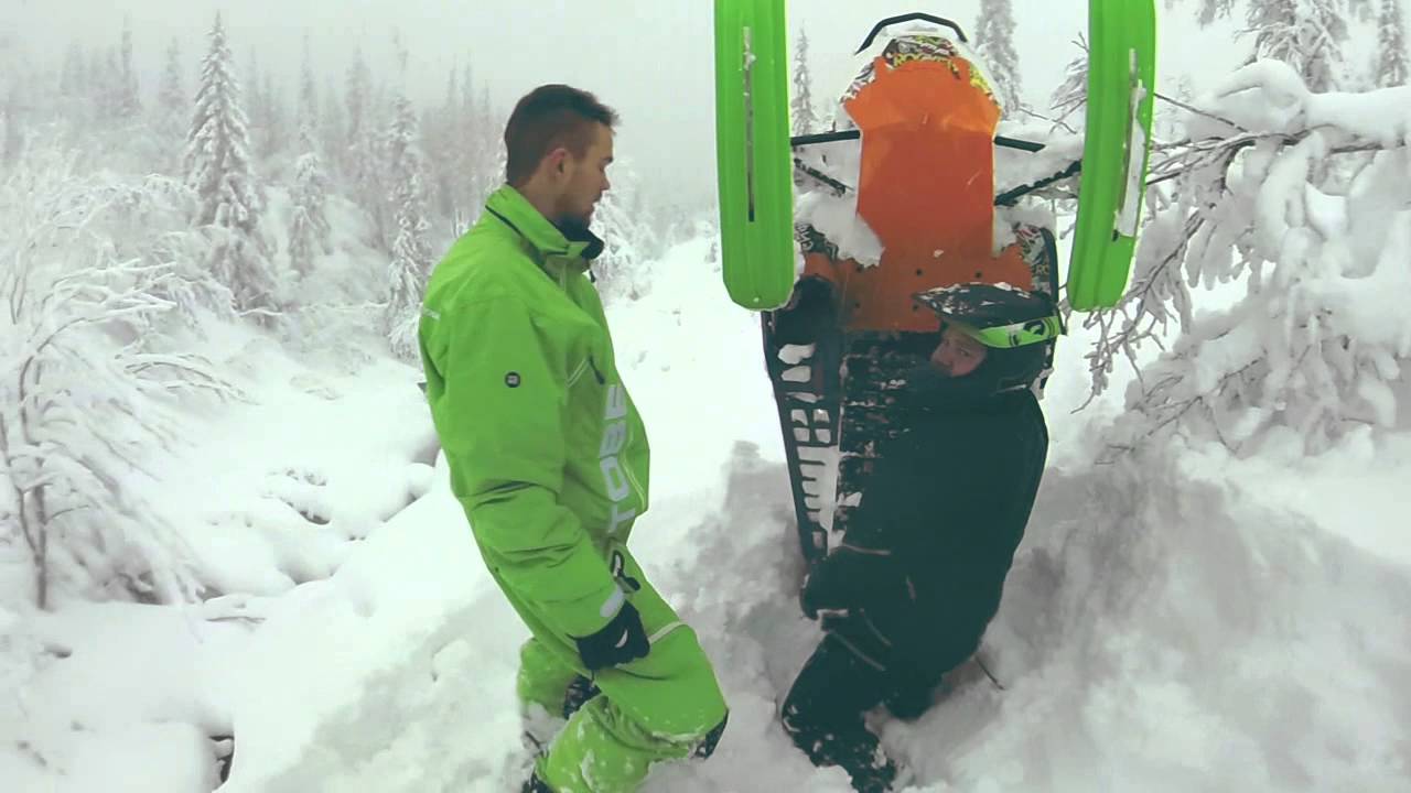 First Pow! - Gördalen backcountry riding, Sweden - January 2014