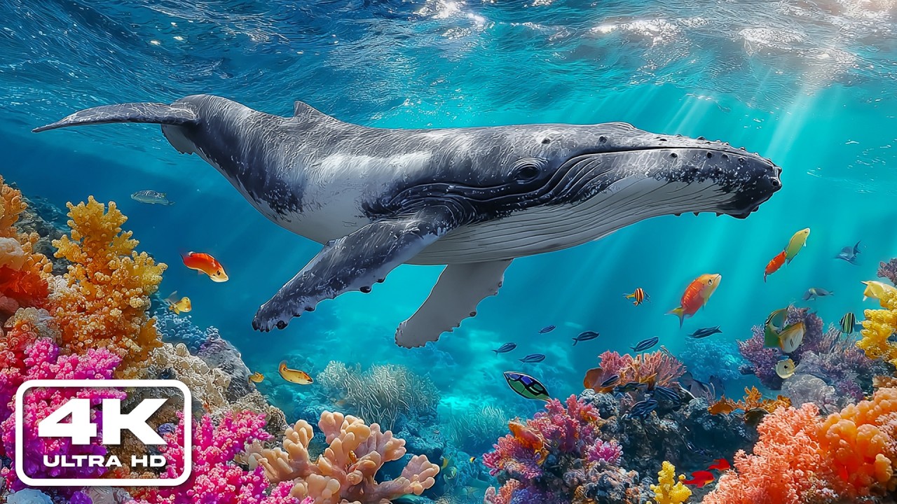 The Living Ocean 4K - A World of Diversity with Colorful Tropical Fish in Stunning UHD