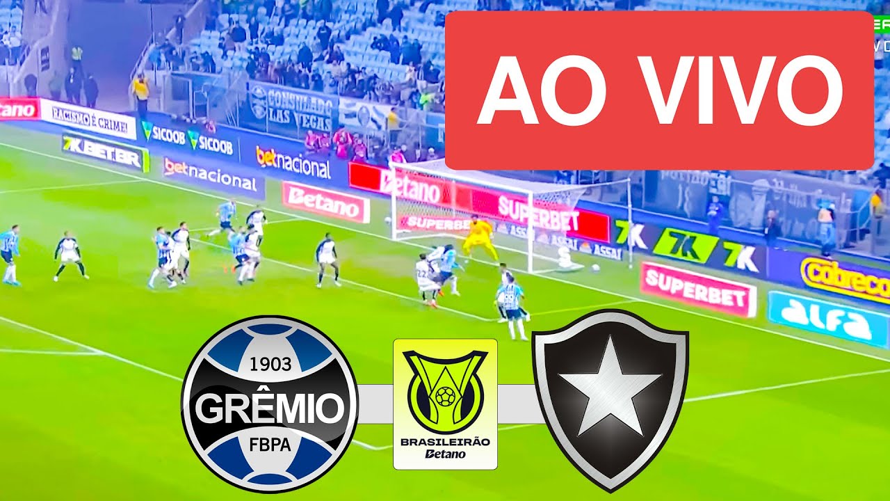 GREMIO X BOTAFOGO AO VIVO (COM IMAGENS !!!) CAMPEONATO BRASILEIRO 2026 - ASSISTA AGORA!
