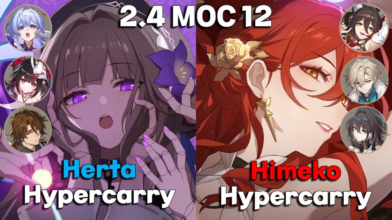 Pure Fiction Queens In MOC 12? | E6 Herta Hypercarry & E2 Himeko Hypercarry | Honkai Star Rail 2.4