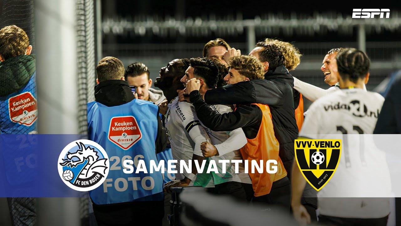 ⏱️ BESLISSING VALT IN BLESSURETIJD! 👀 | Samenvatting FC Den Bosch - VVV-Venlo