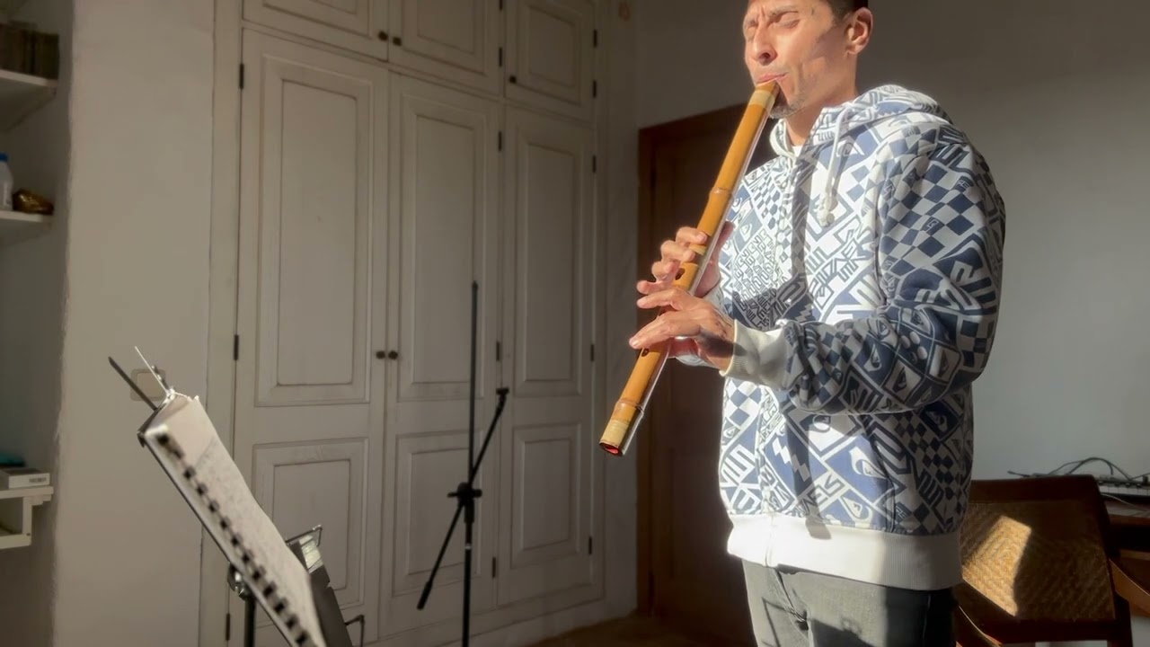 Shakuhachi [Japanese flute] 432hz  江差追分 - Esashi Oiwake (rehearsal)