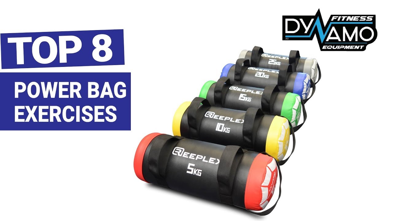 8 najlepszych ćwiczeń na worku treningowym Power Bag - Dynamo Fitness Equipment