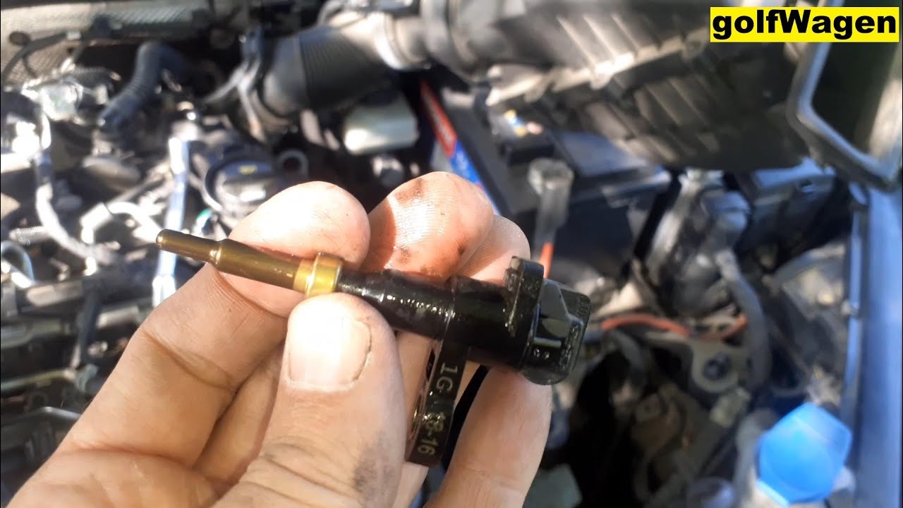 VW Golf 7 coolant temperature sensor replacement