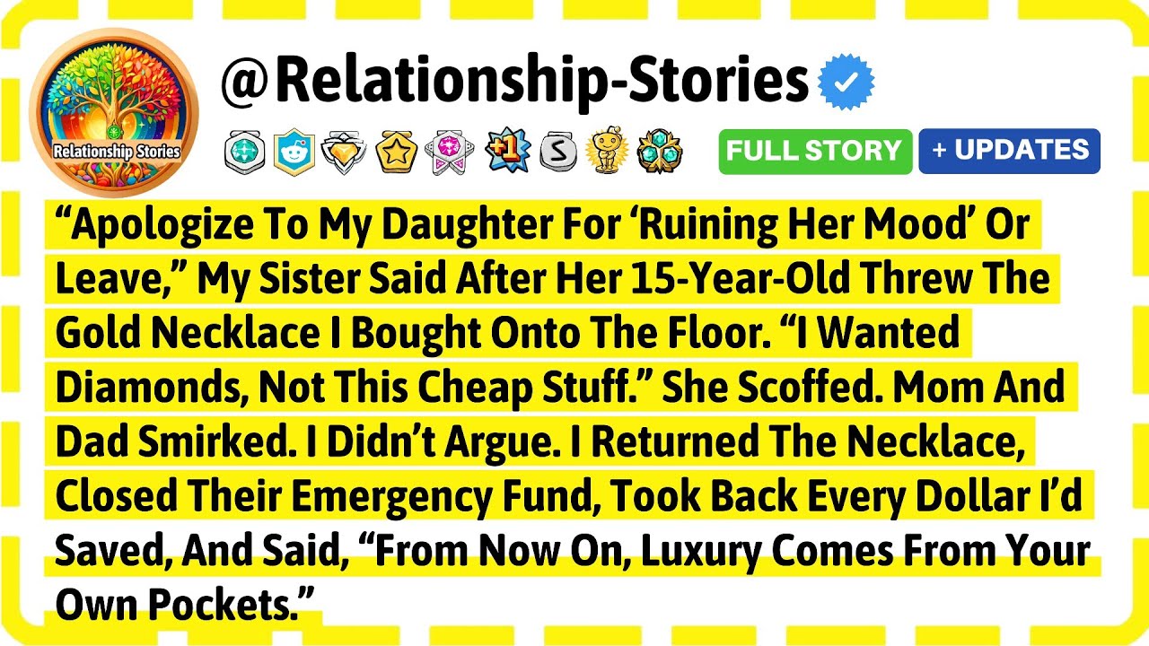 “Apologize To My Daughter For ‘Ruining Her Mood’ Or Leave,” My Sister Said After Her 15-Year-Old