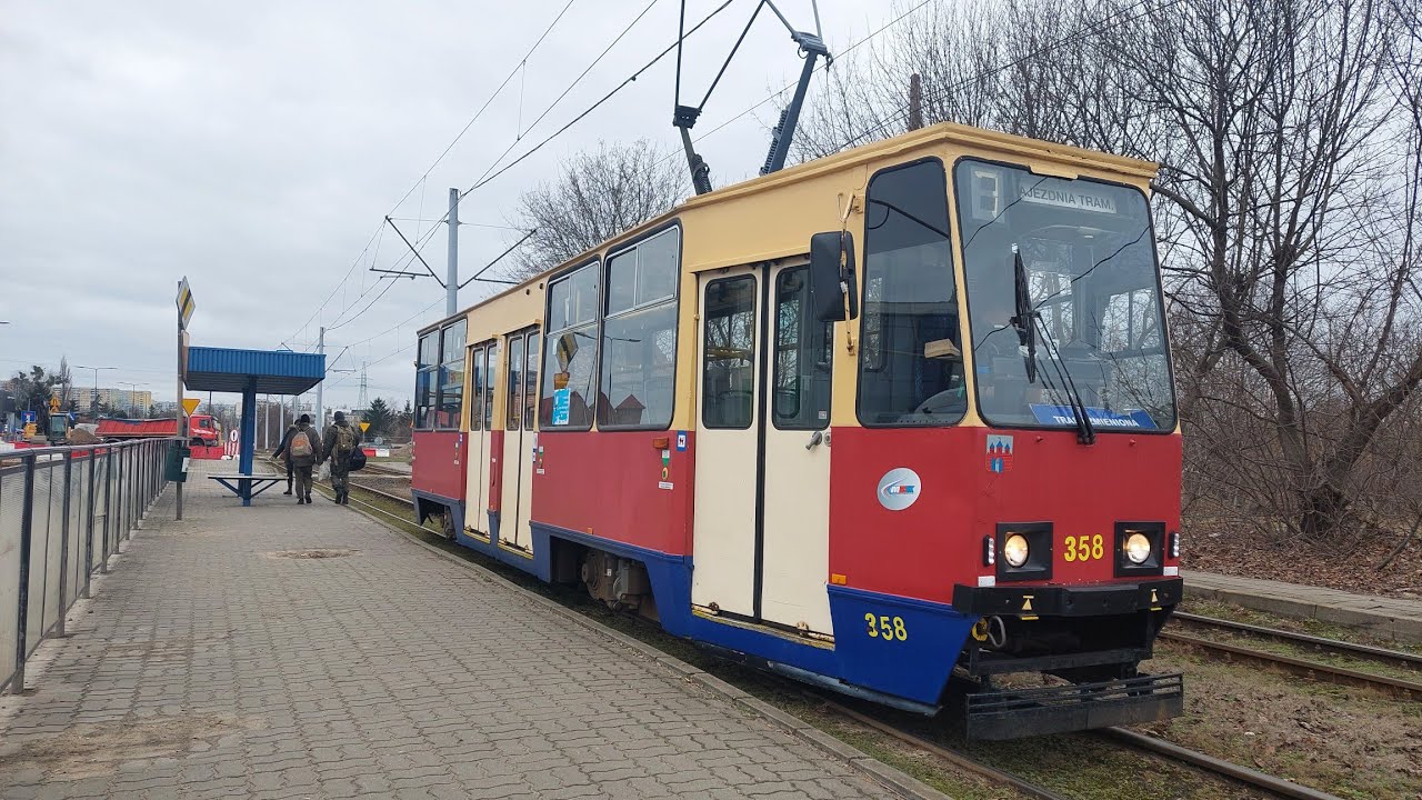 MZK Bydgoszcz - Konstal 805Na #358 - Linia: 7 - Kierunek: Zajezdnia Tramwajowa