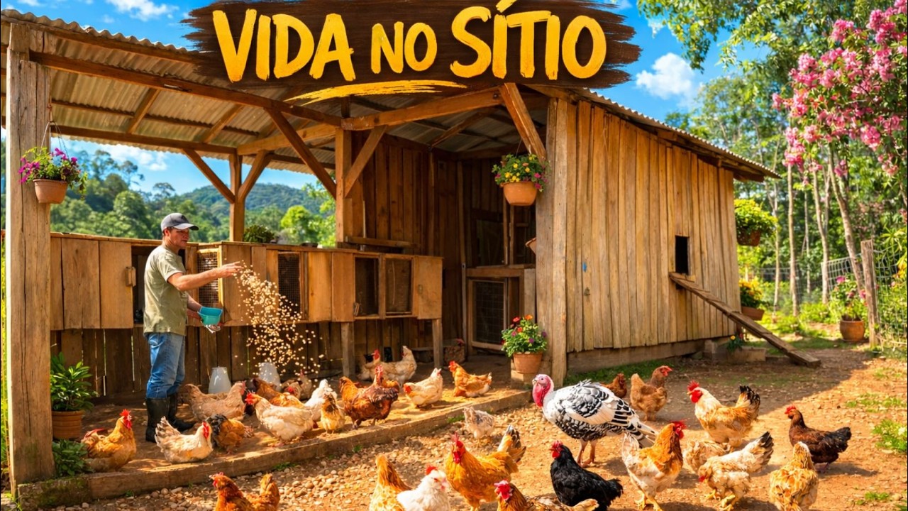 MOSTRANDO COMO É A VIDA NO SÍTIO