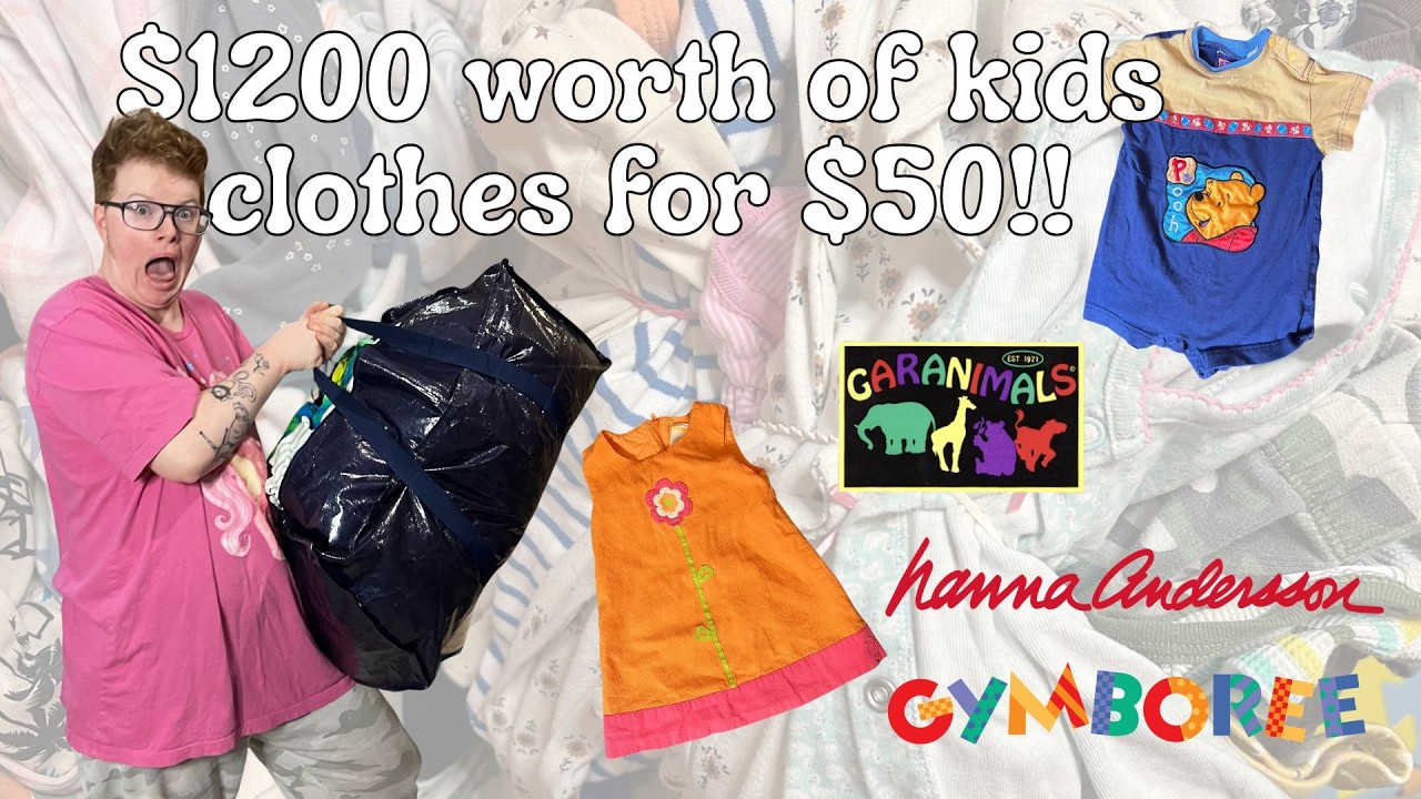 Gigantic Thrifting Haul 👕 | Kids Clothing Edition