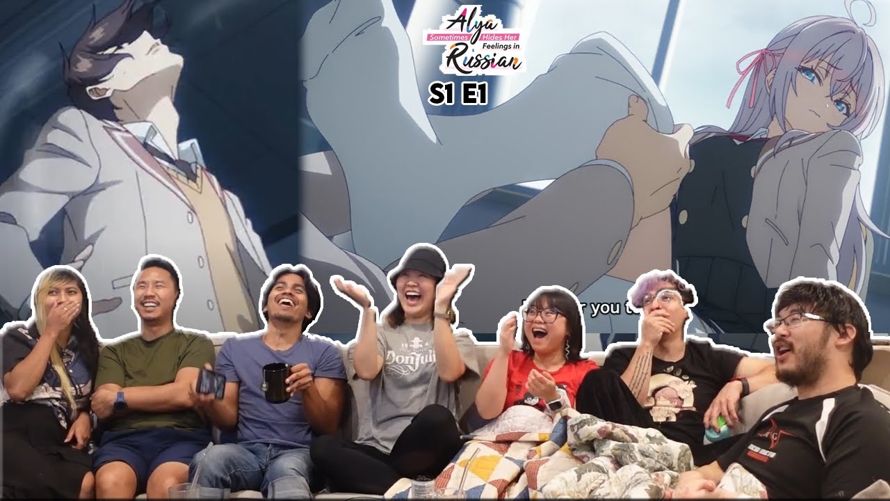 Trash Pack Reacts | Alya Sometimes Hides Her Feelings in Russian S1 E1