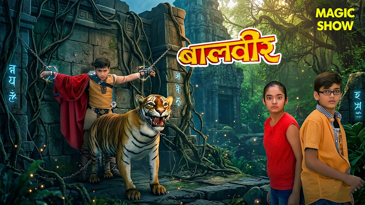 गिलबिल पर्वत में कैद बालवीर! मेहर और मानव निकले बचाने | Balveer | Baalveer Returns | Magic Show