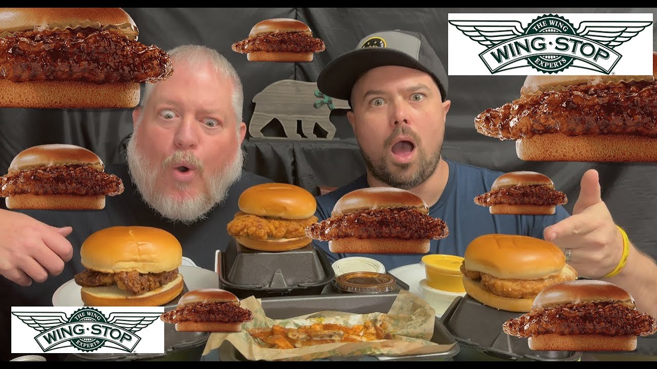 Wingstop Chicken Sandwich Mukbang and Review