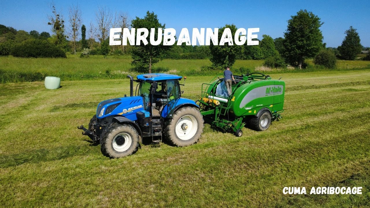 enrubannage avec la CUMA AGRIBOCAGE