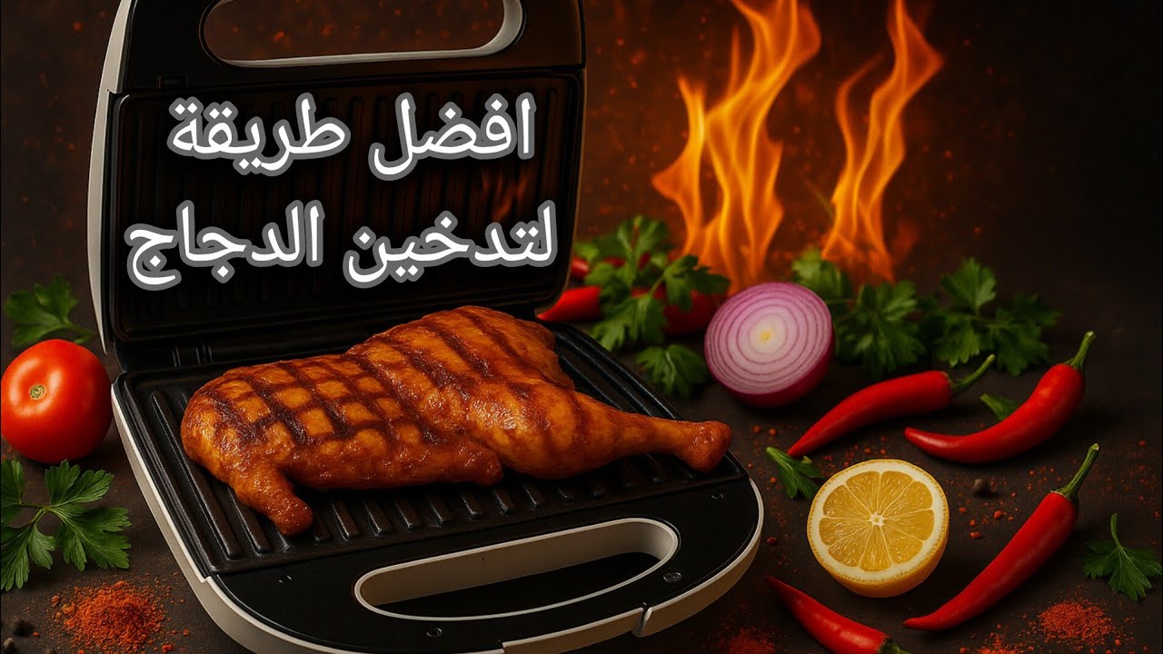 دجاج مشوي بالحماصه❗في بيتك بدون فحم ولا دخان