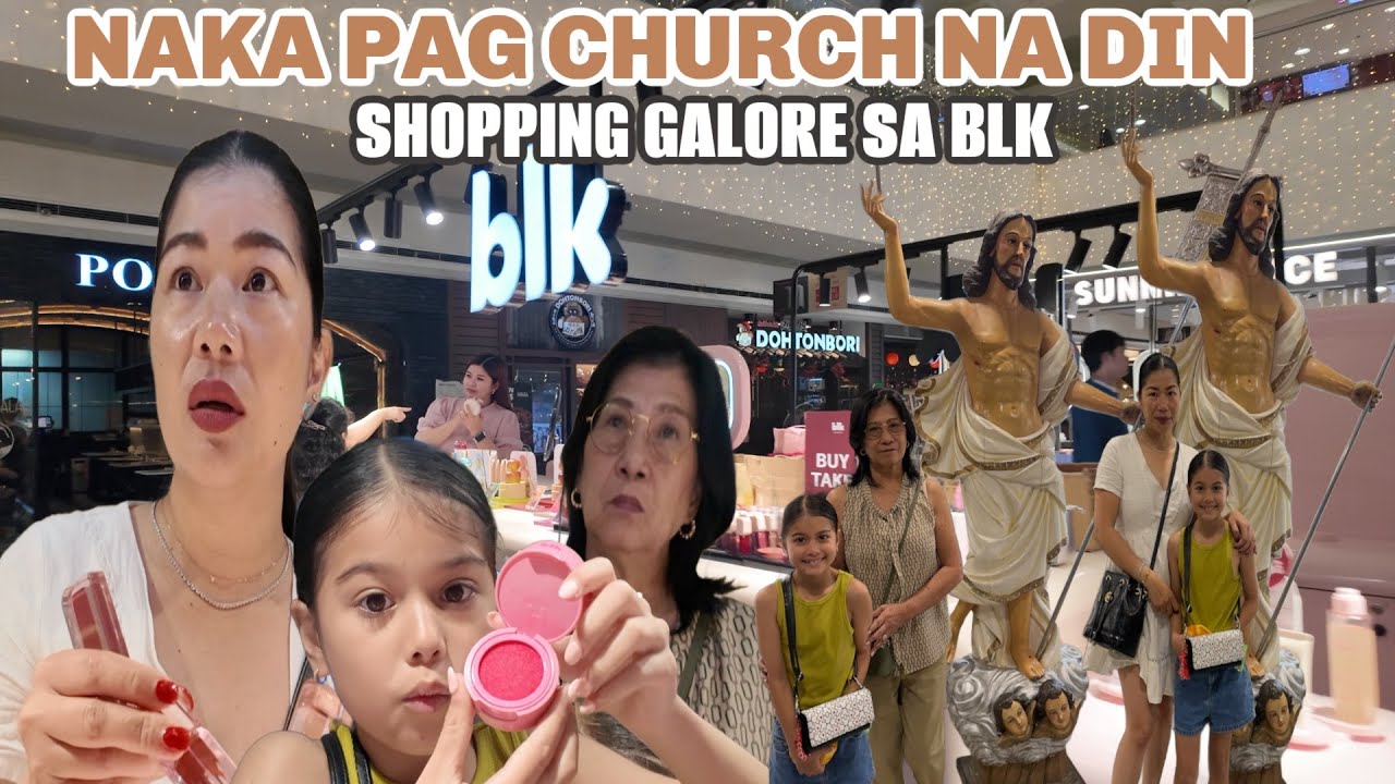 SUNDAY CHURCH | NAUBOS ANG ORA SA BLK SHOPPING | DI RIN NAG PAHULI SI HOLLY MAY PANG KIDS DIN SILA
