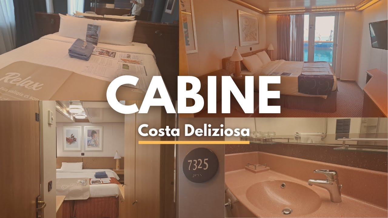 COSTA DELIZIOSA | 4 tipologie di cabine