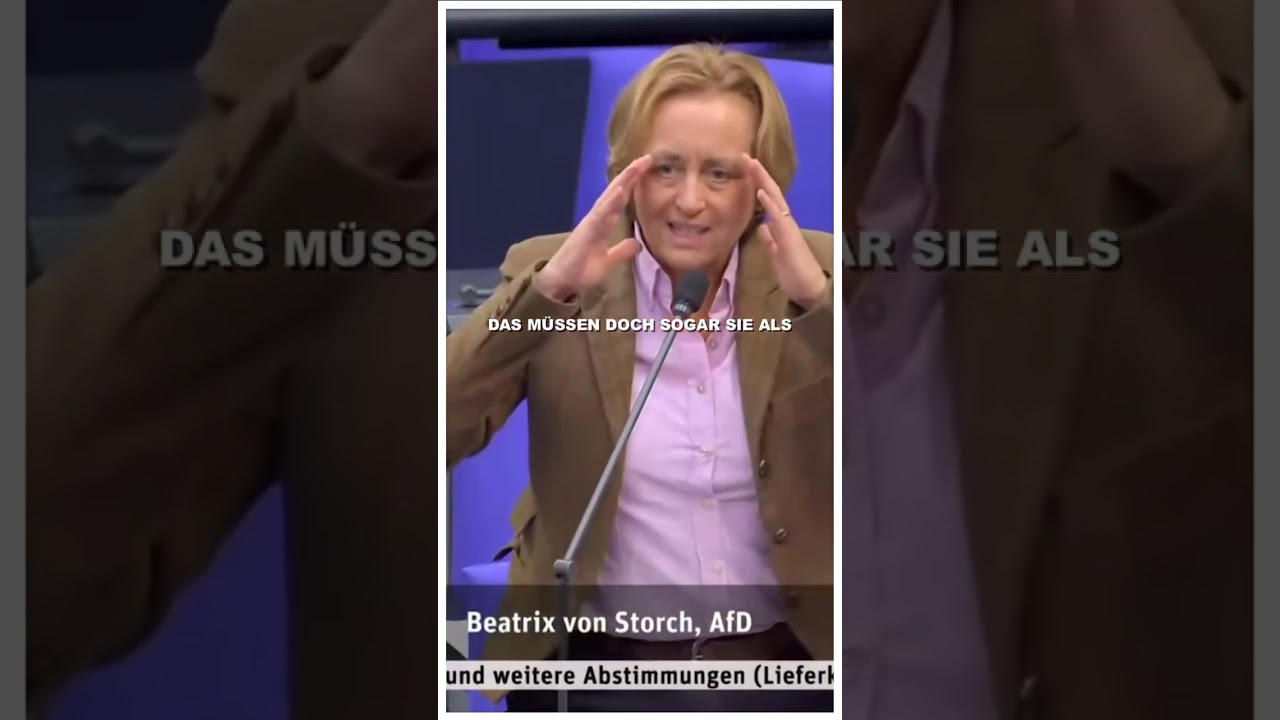 Beatrix von Storch (AfD) - Die SPD zerst&ouml;rt Mittelstand und Mittelschicht!