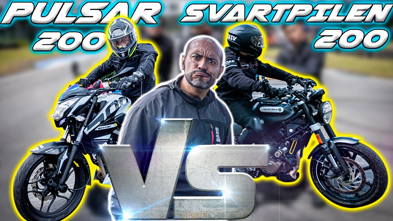 Pulsar NS200 VS Svartpilen 200 😲 QUE NIVEL 🥵