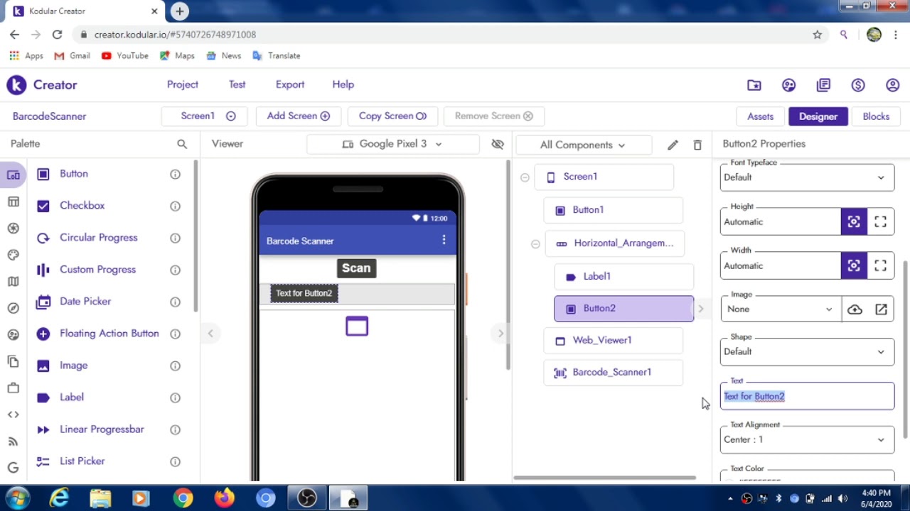 How to make a QR Code Scanner on Kodular
