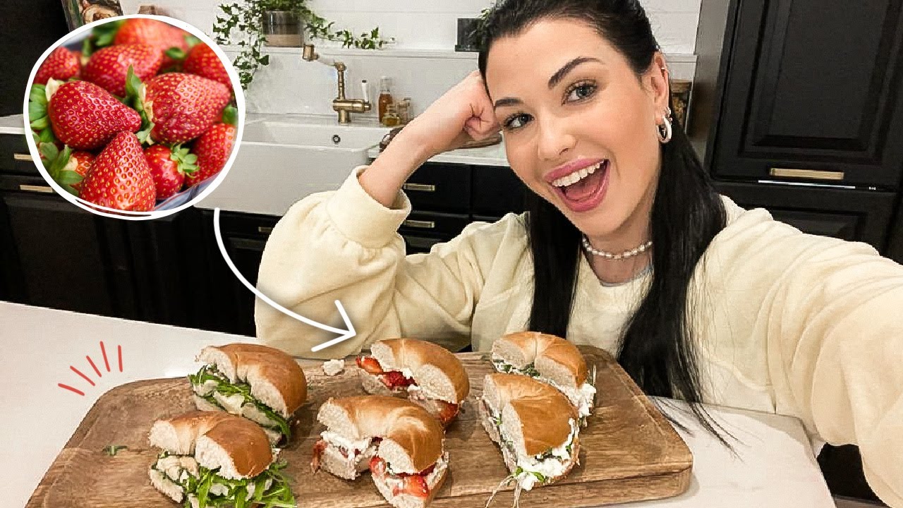 Un Bagel aux Fraises ?! 🍓🥯  3 Recettes de Bagels Rapides & Surprenantes !