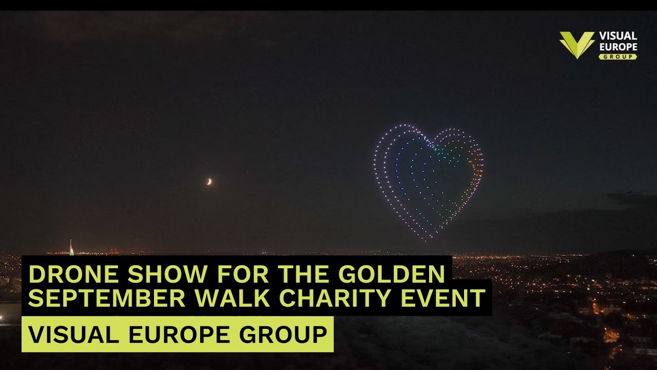 Dr&oacute;nshow-val k&iacute;s&eacute;rt&uuml;k az Arany S&eacute;t&aacute;t I Visual Europe Group