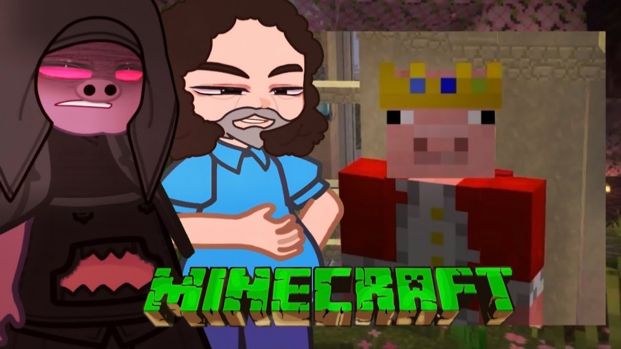 A Minecraft Movie React to Technoblade / Minecraft Game || Gacha React