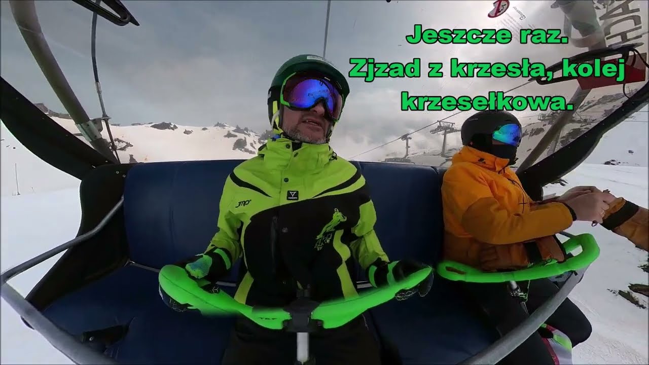 Jazda na: wyciąg krzesełkowy, muldy, krzesło, wywiad z Markiem. Skki Trikke. Hochzillertal