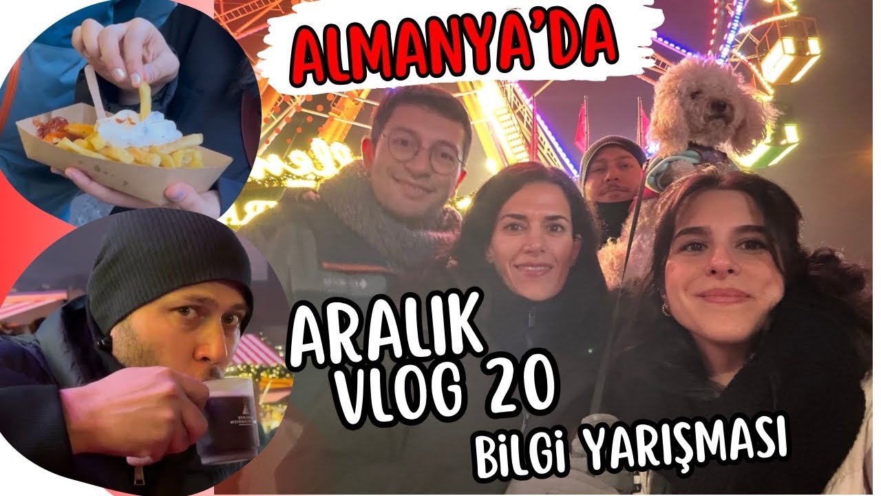 Almanya’da Bilgi Yarışması Olay Oldu 😂 | Christmas Market, Latin Gecesi vs | Aralık Vlog 20 #aralog 