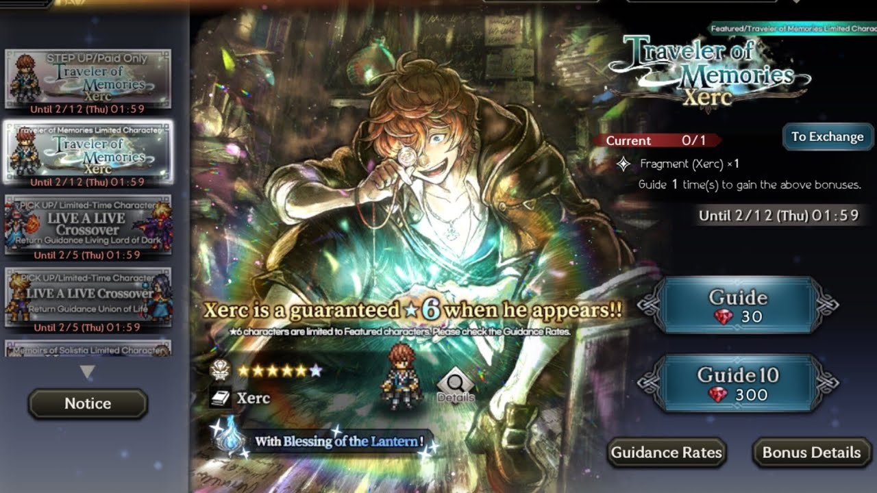 Pulling for Xerc | Octopath Traveler: CotC