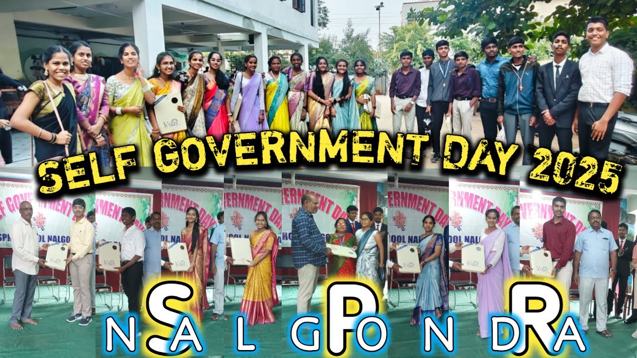 Self Government Day 2025 | SPR SCHOOL NALGONDA | SSC 2025 Batch | 10th kalam -1,2,3  | #spr #nlg