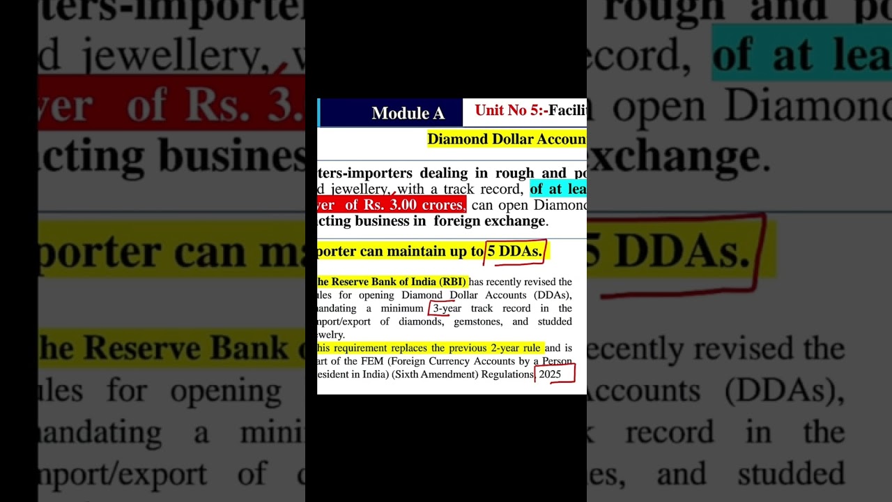 BFM Module A Unit 5 | MCQ On Facilities For Exporter & Importer 