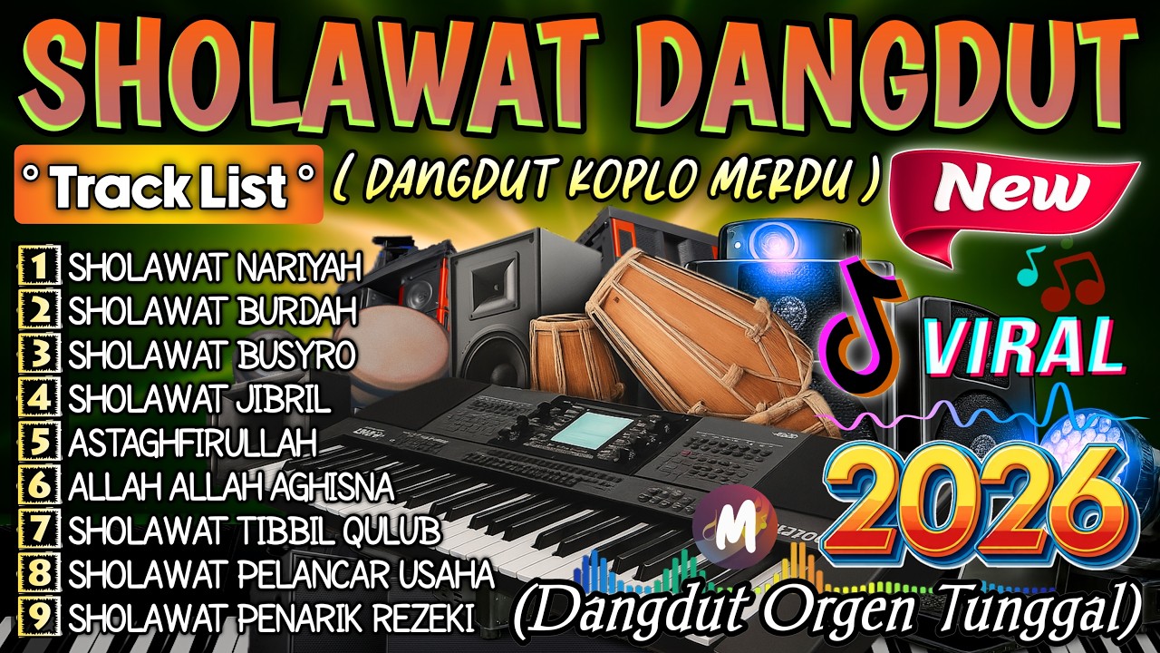 LAGU RELIGI SHOLAWAT DANGDUT KOPLO TERBARU 2026 FULL ALBUM TANPA IKLAN TERBAIK RAMADHAN MERDUU