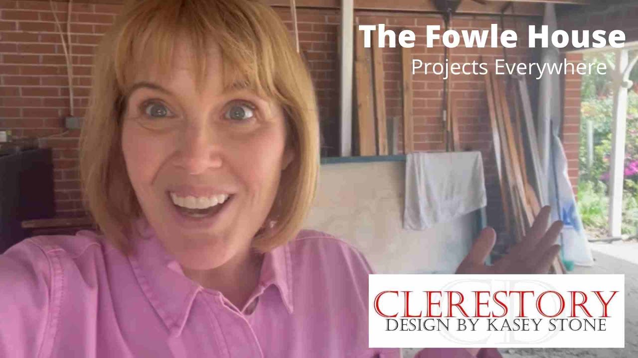 The Fowle House:  Prepping for a new project.