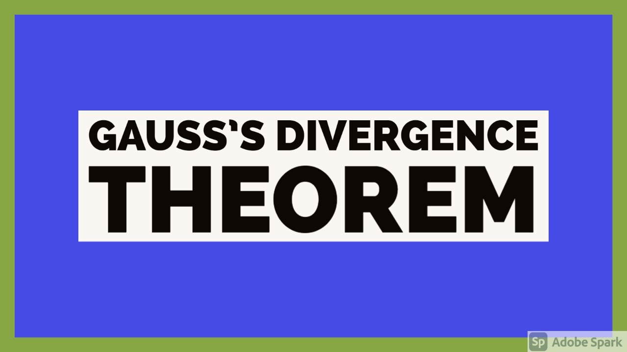 #DegreeSem5Paper5, #Mathematics4U Gauss's Divergence Theorem